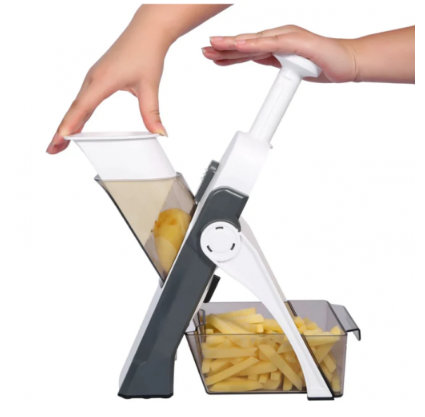 🥕🔪 Safe Slice Pro – Rallador y Rebanador Multifuncional