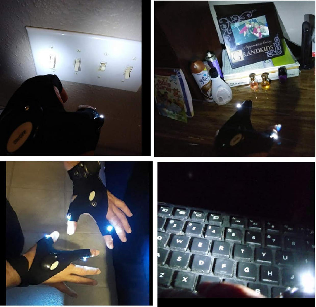 🧤💡 Guante Linterna LED – Iluminación Manos Libres