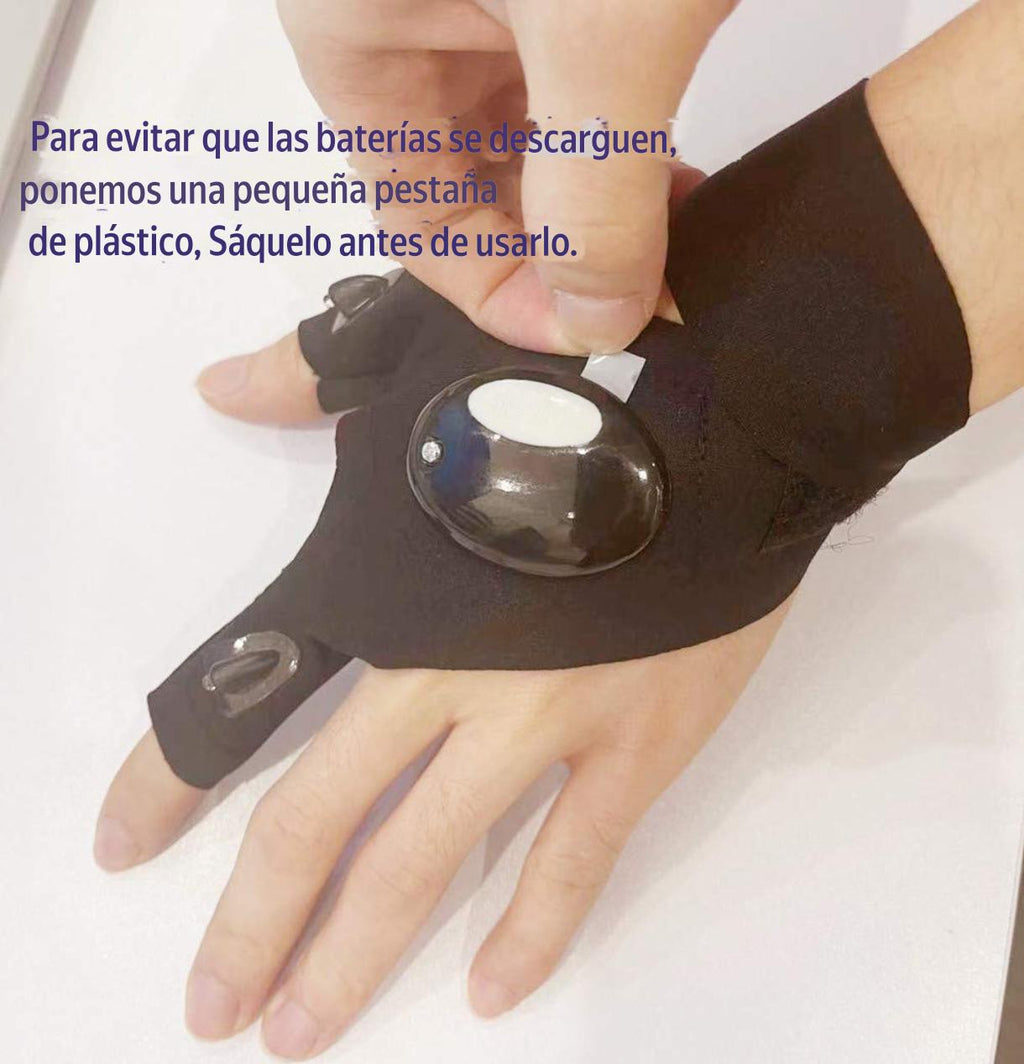 🧤💡 Guante Linterna LED – Iluminación Manos Libres