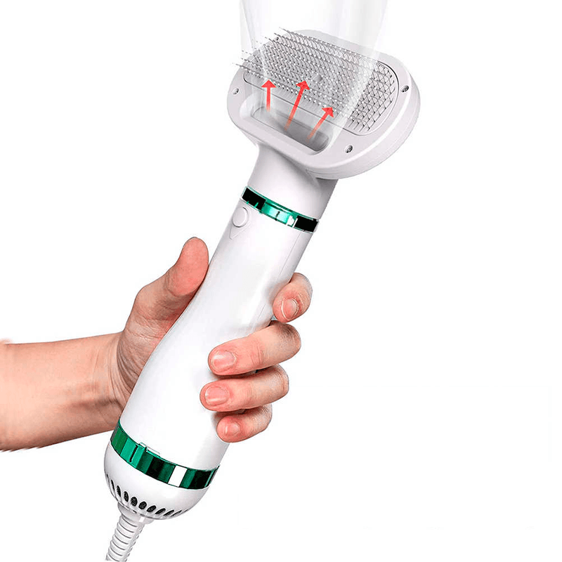 🐶✨ PetGroom Pro – Cepillo Secador Profesional 2 en 1 para Mascotas