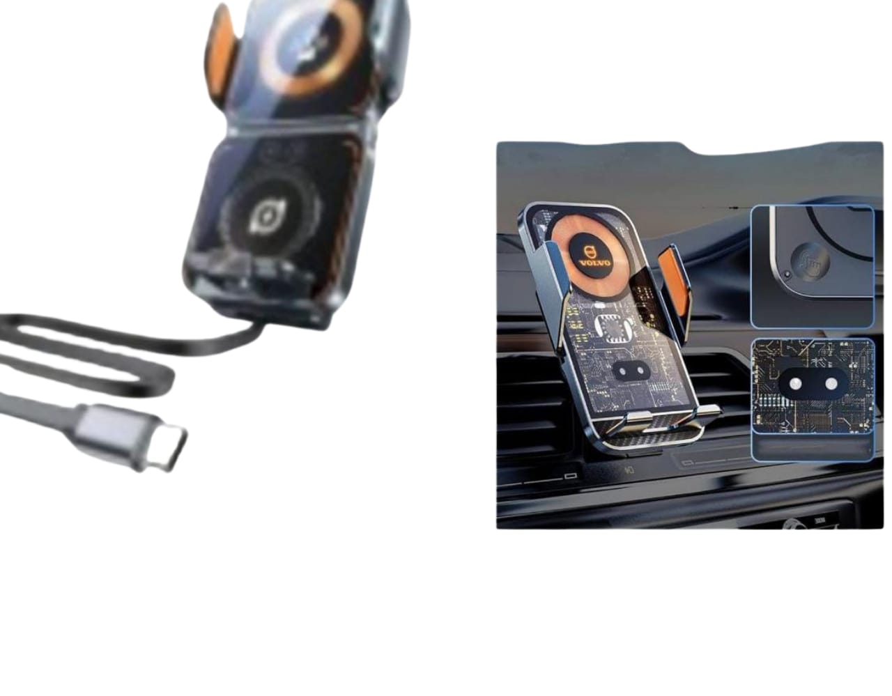 📱🚗 Soporte de Teléfono para Automóvil 360°