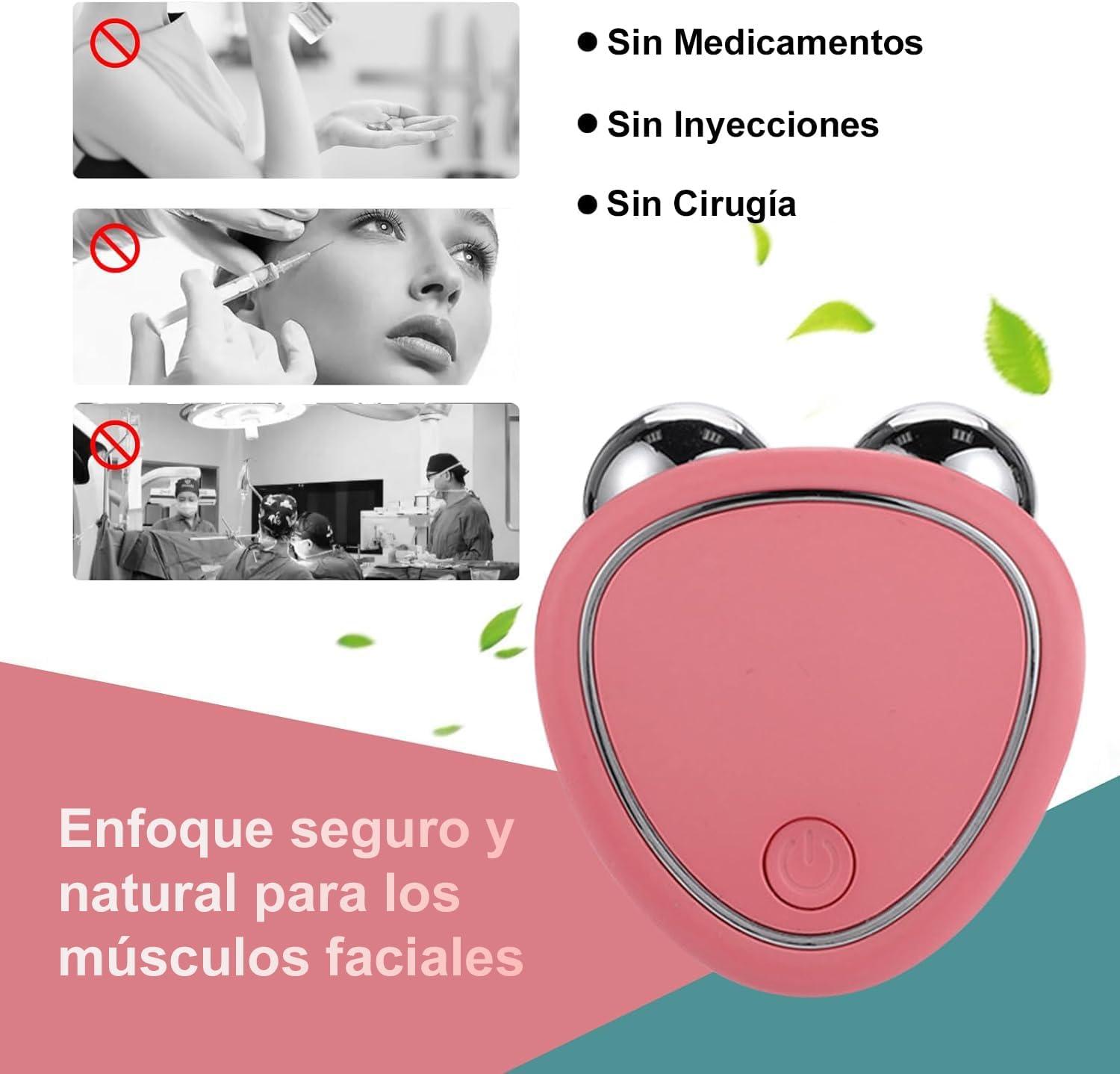 ✨💆‍♀️ Masajeador Facial de Microcorriente Recargable