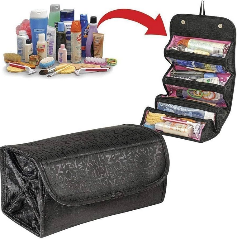 💄✨ Bolso Enrollable para Maquillaje – Organización y Estilo en Todo Momento