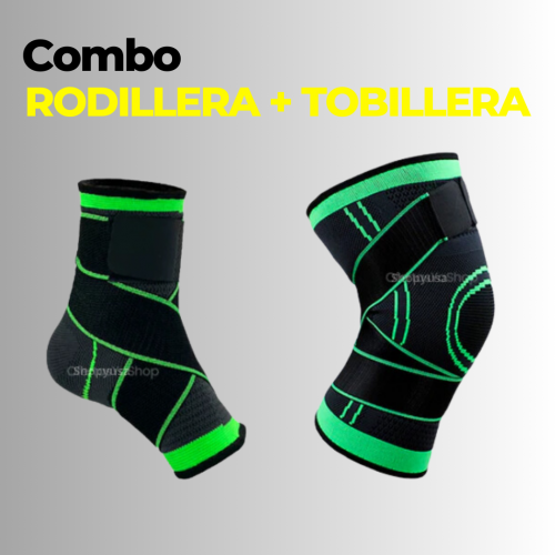 🦶💪 FlexSupport Pro – Combo 2 Tobilleras de Doble Ajuste
