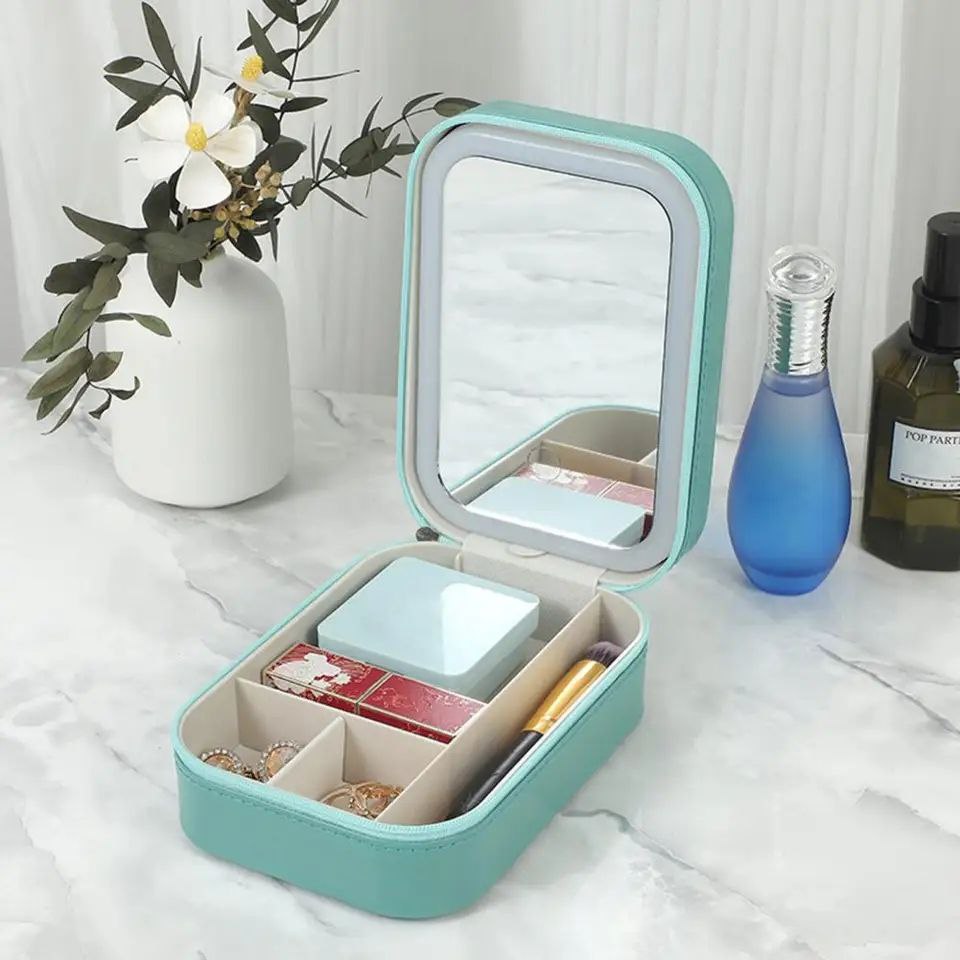 💎✨ GlowBox Premium – Joyero Organizador con Luz LED
