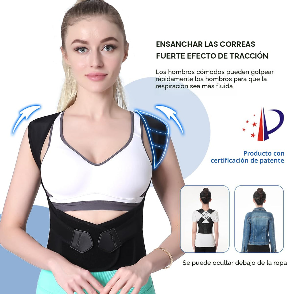 🦴✨ Corrector de Postura y Soporte Lumbar Profesional