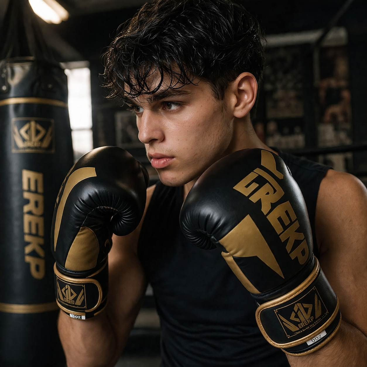 🥊 Guantes de Box Profesional EREKP 14 OZ – Máxima Protección