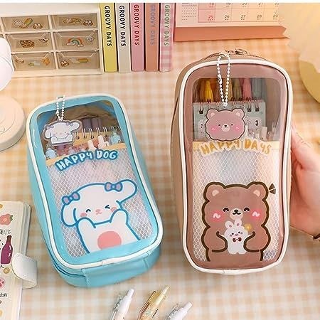 ✏️🎒 ClearCase Pro – Cartuchera Transparente Multifuncional
