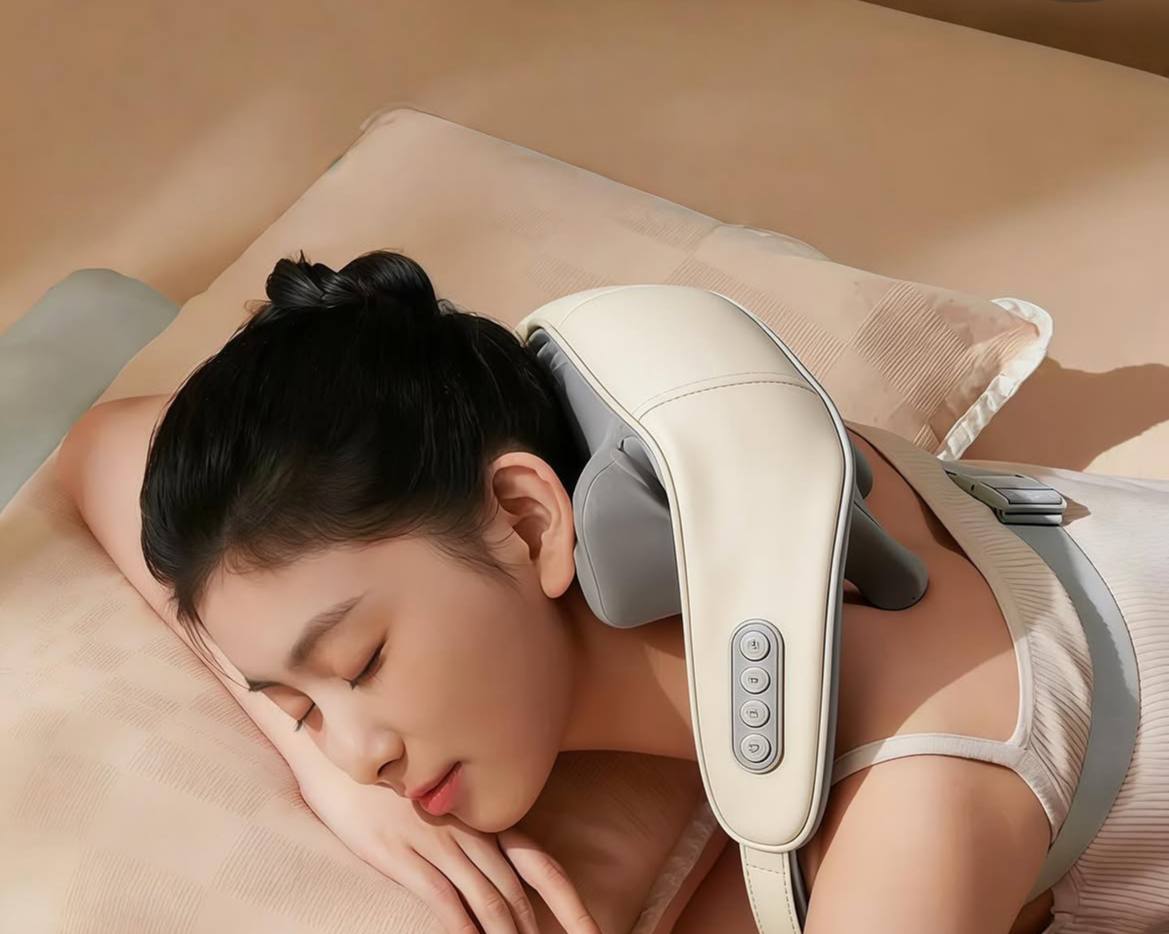 💆 Masajeador Cervical Premium 4D con Calor Relajante