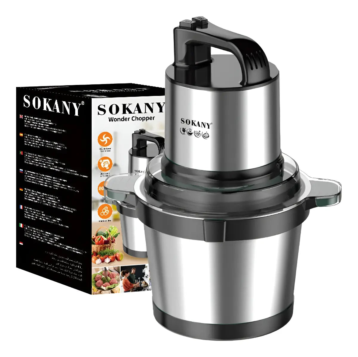 🔪🍽️  Procesador 4L + Afilador Profesional