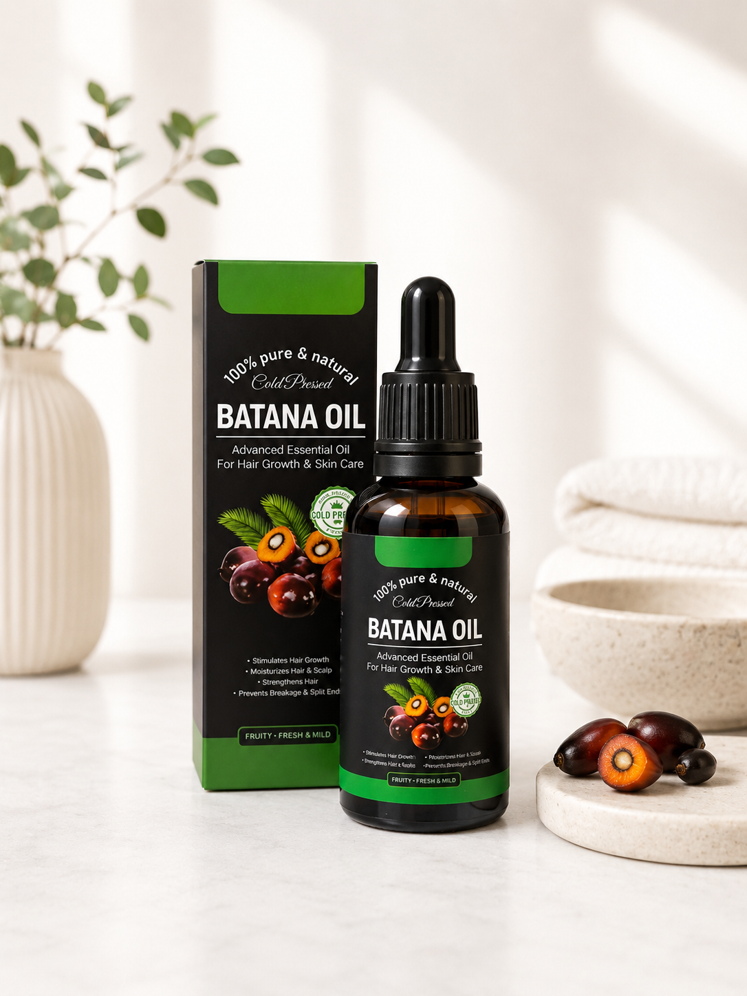 🌿✨ Batana Gold Oil – Aceite Natural para Cabello