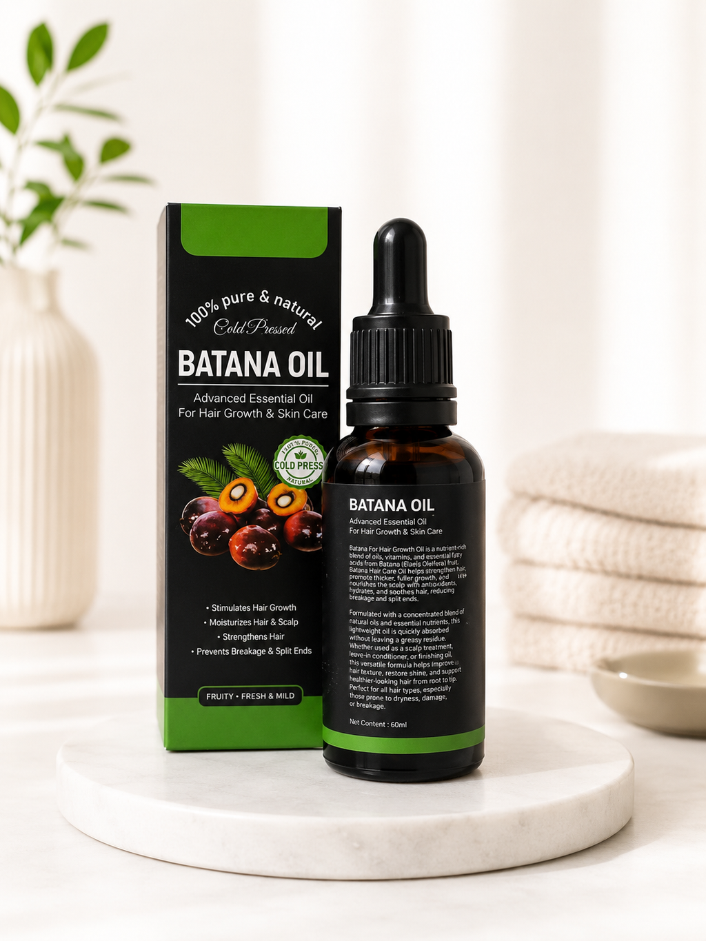 🌿✨ Batana Gold Oil – Aceite Natural para Cabello