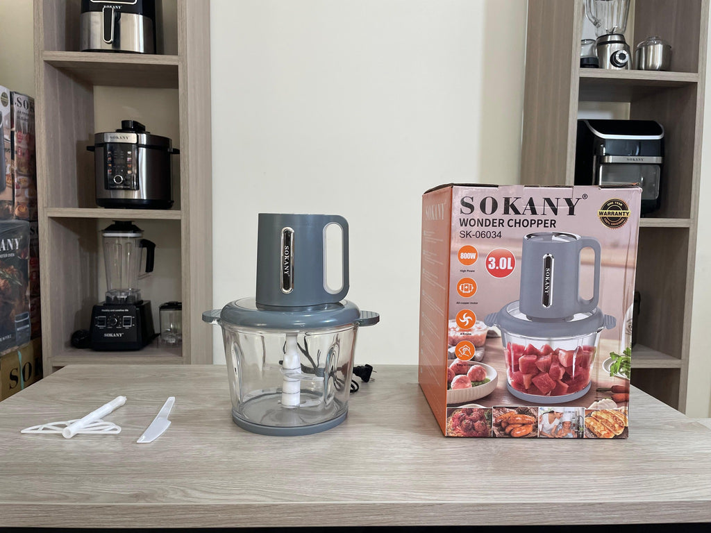 🍽️⚡ ChefMaster Pro – Procesador Sokany 3L + Afilador