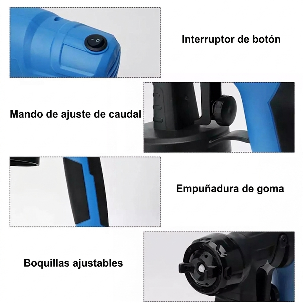 🎨🔧 PaintPro 400W – Pistola Eléctrica de Pintura